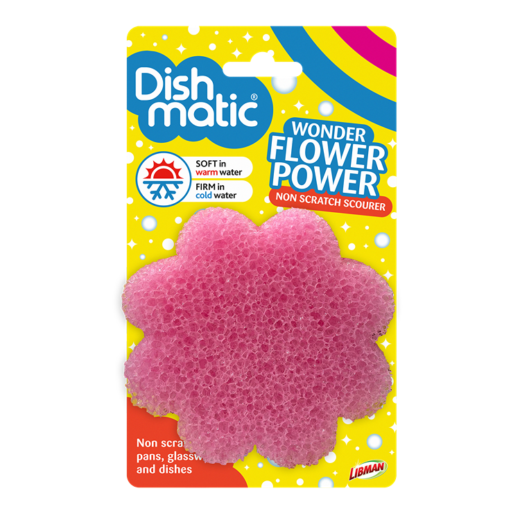 Dishmatic Wonder Flower Power Scourer