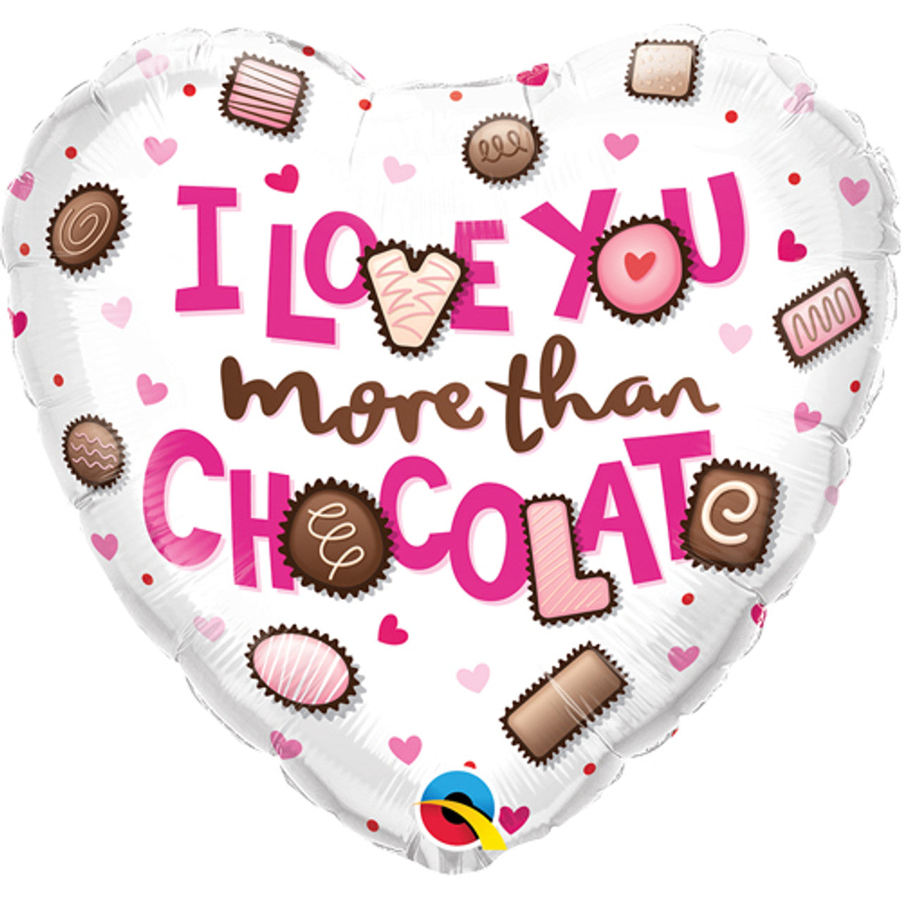 I Love You More Than Chocolate Balloon