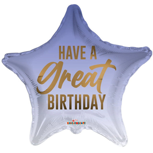 Have a Great Birthday Metallic Eco Balloon