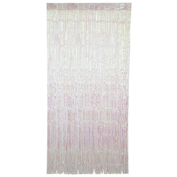 Iridescent Foil Fringe Door Curtain - 1m x 2m