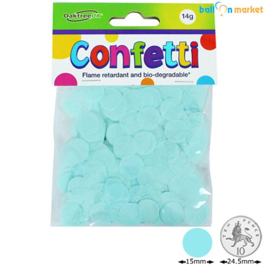 Light Blue Circle Tissue Paper Confetti