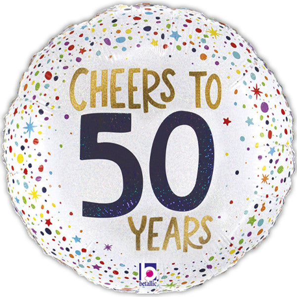 Cheers To 50 Years Balloon