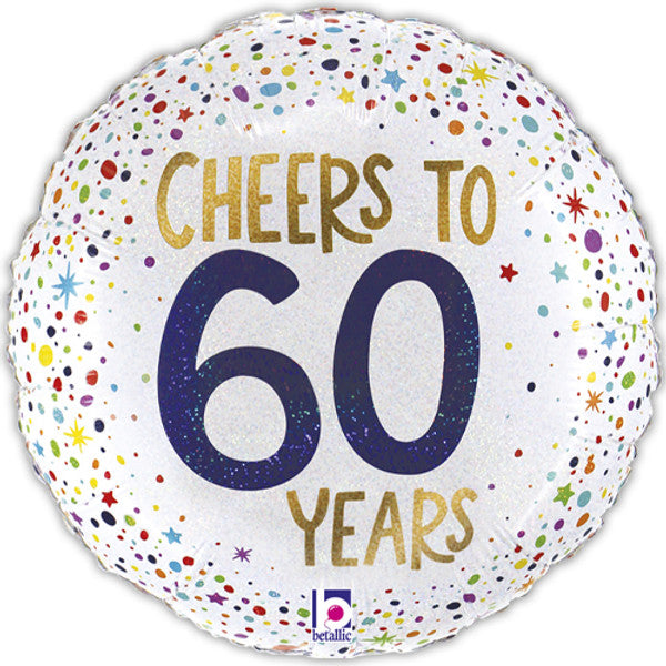 Cheers To 60 Years Balloon