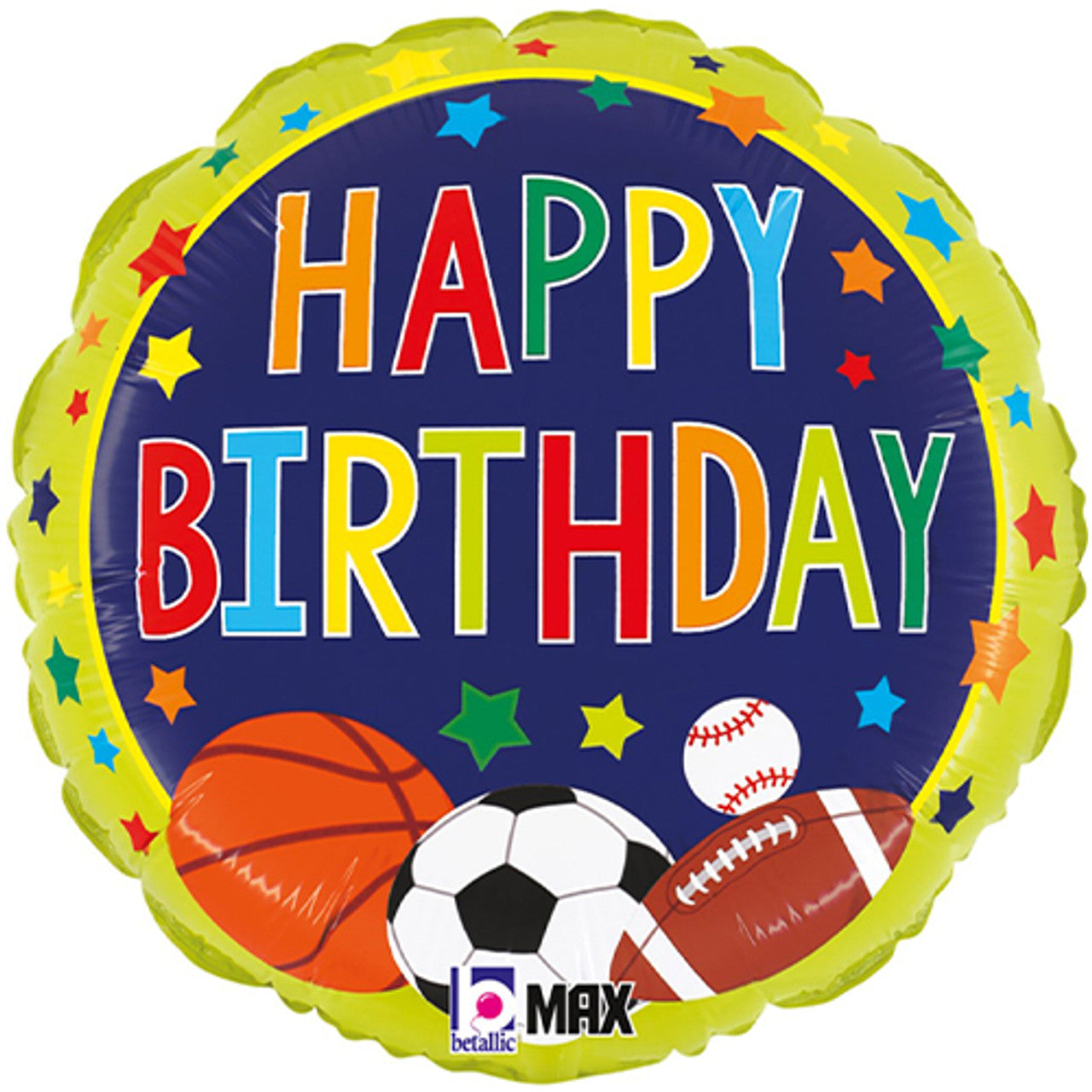 Birthday All-Star Sports Foil Balloon
