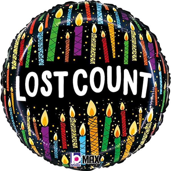 Lost Count Candles Balloon