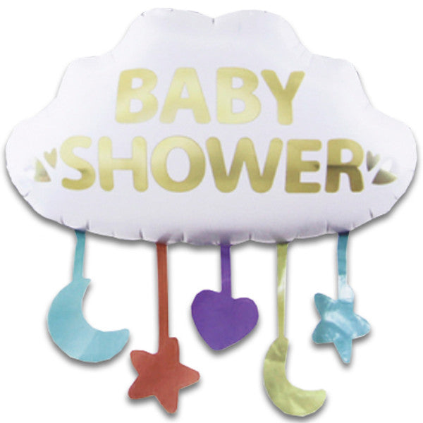 Baby Shower Mobile Cloud Foil Balloon