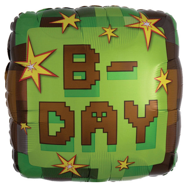 Minecraft Birthday TNT Party Balloon
