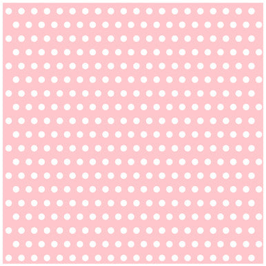 Baby Pink Polka Dot Paper Napkins (20)