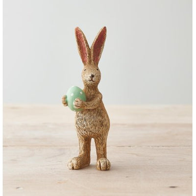 Jasper Rabbit with Green Dotty Egg