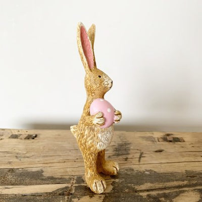 Jasper Rabbit with Pink Dotty Egg