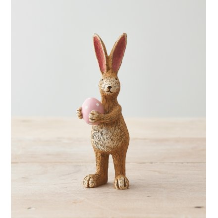 Jasper Rabbit with Pink Dotty Egg