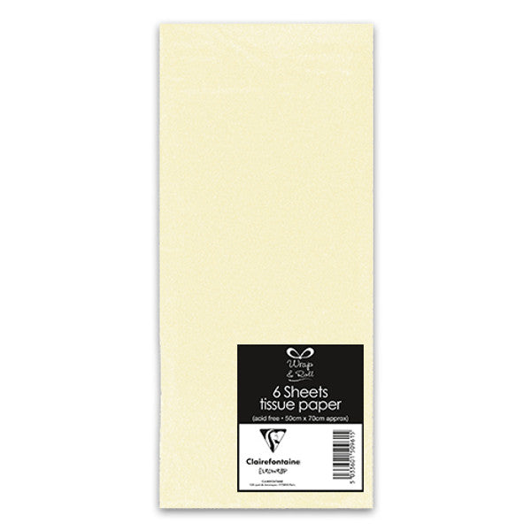 Cream Tissue Paper (6 sheets)