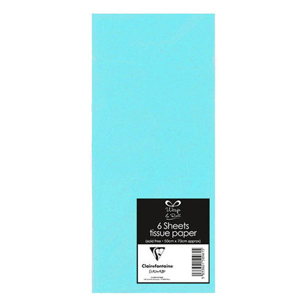 Light Blue Tissue Paper (6 sheets)