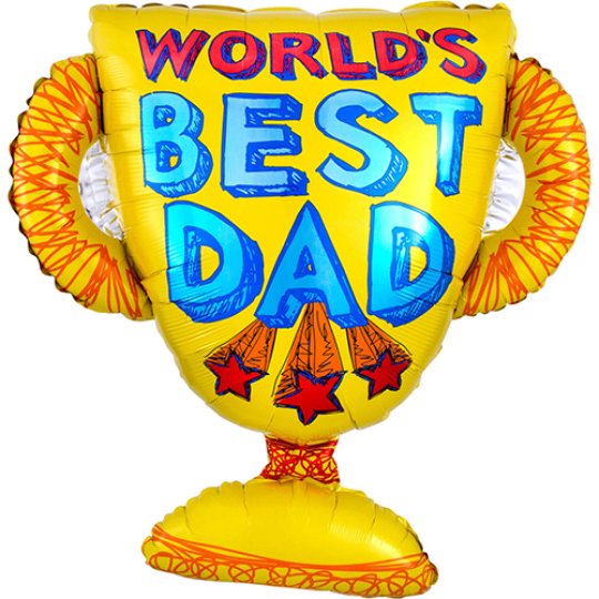 Best Dad Trophy Supershape