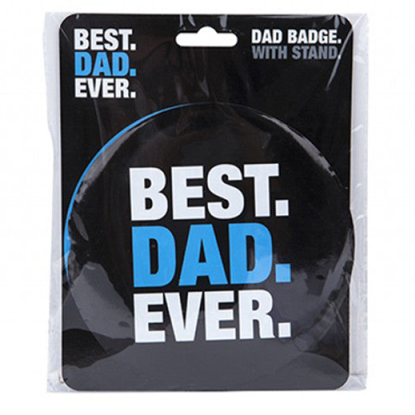 Jumbo Best Dad Ever Badge