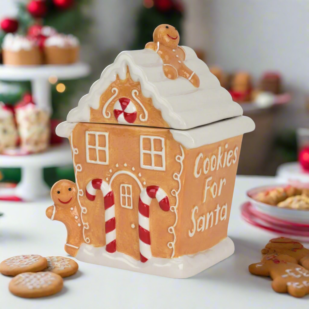 Gingerbread House Cookie Jar