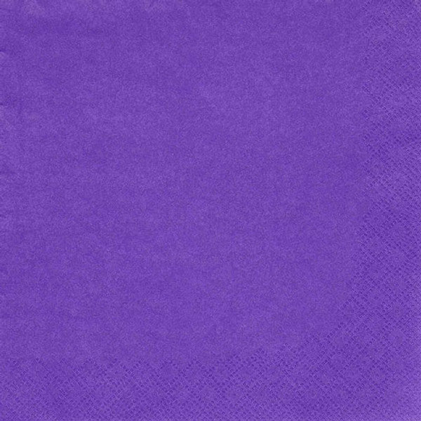 Grape Purple Paper Napkins (20)