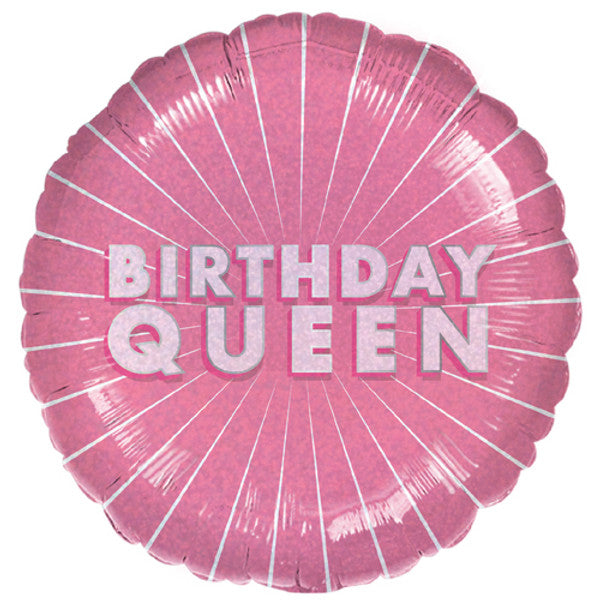 Birthday Queen Pink Balloon