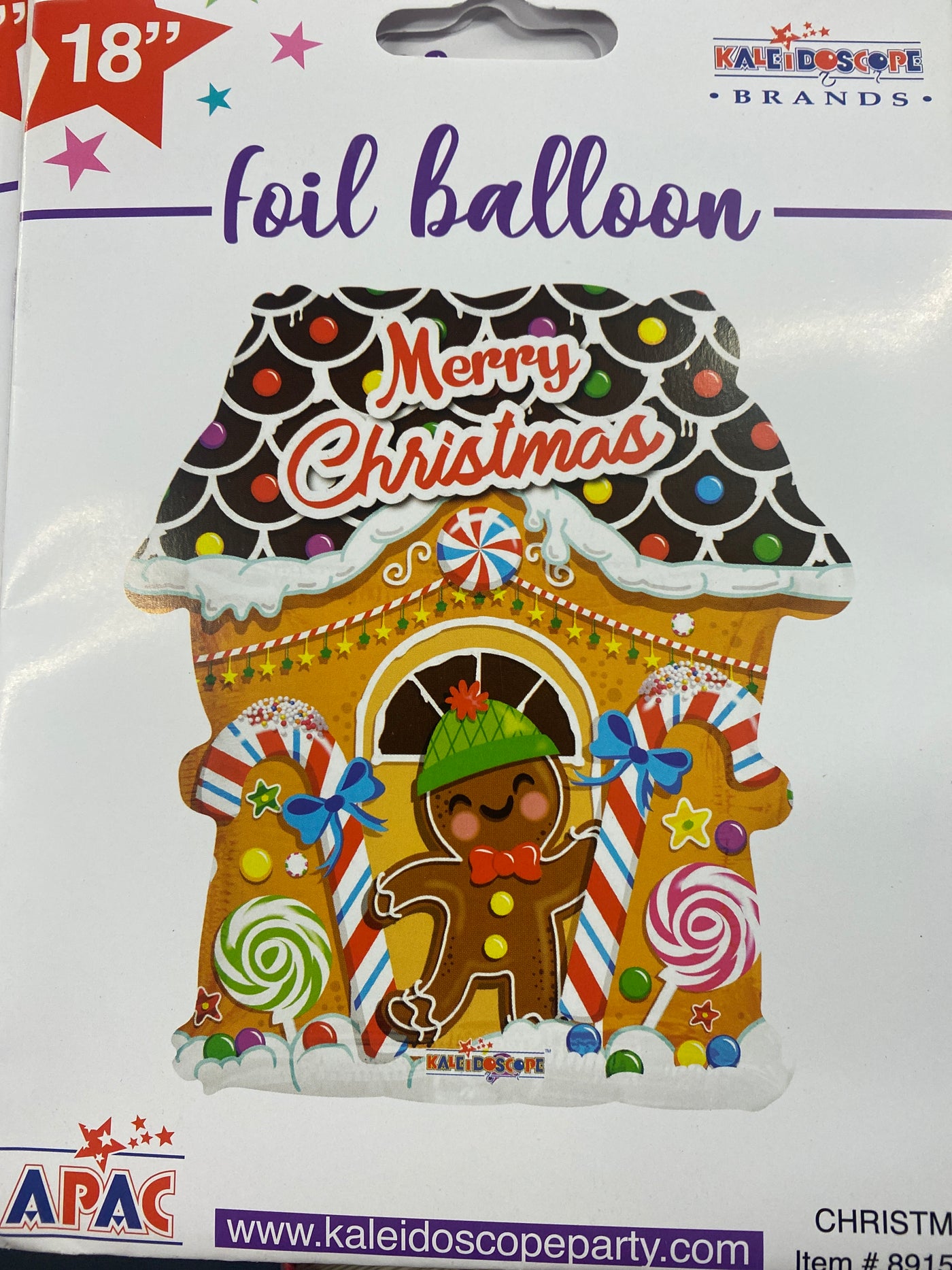 Gingerbread Christmas Balloon
