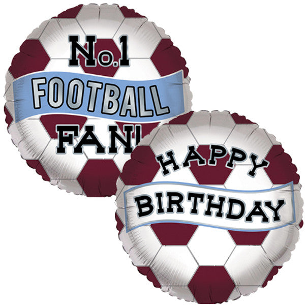 No.1 Football Fan Birthday Balloon