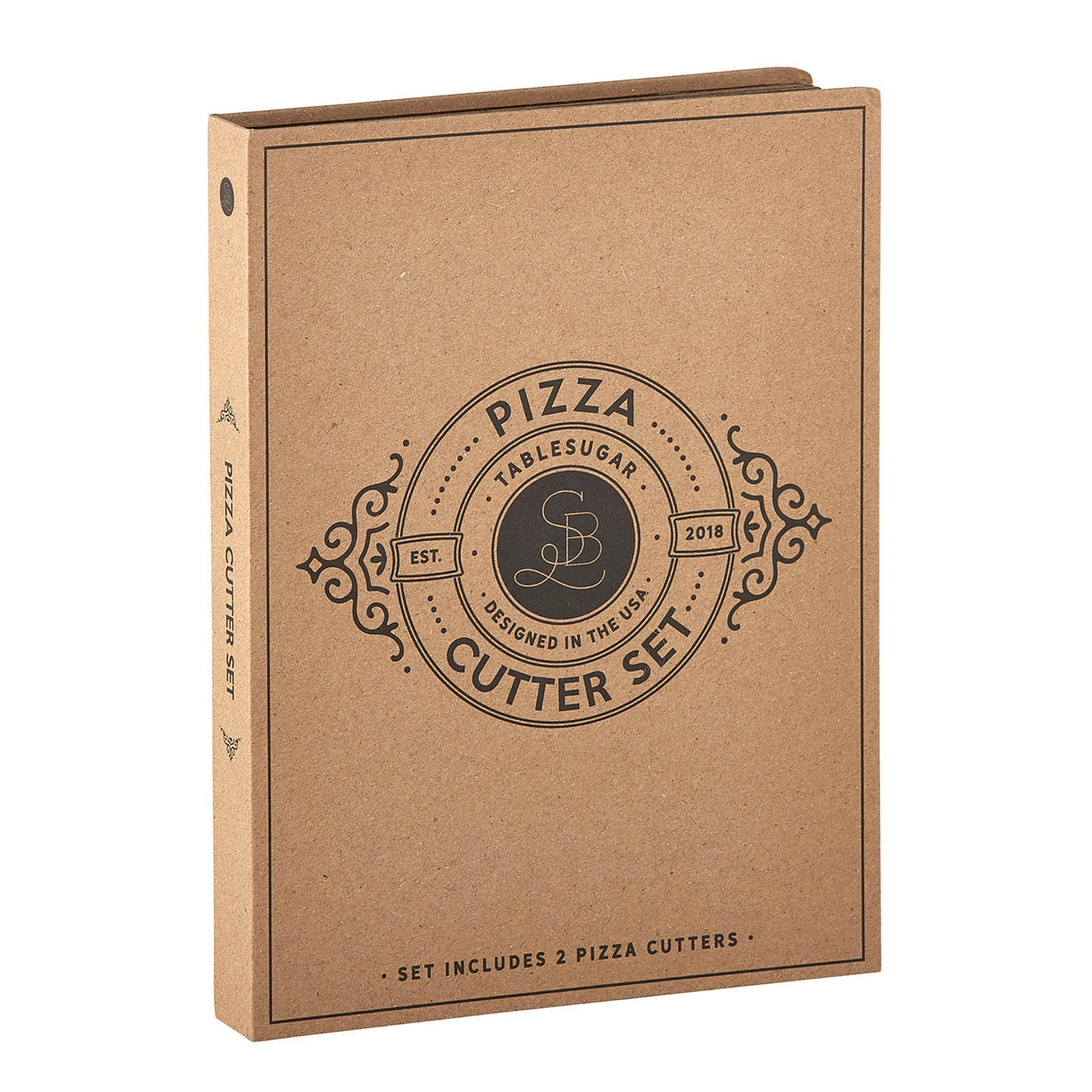 Santa Barbara Pizza Cutter Gift Set
