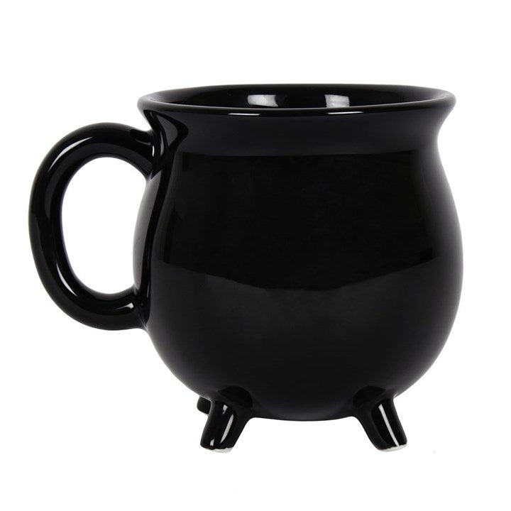 Black Ceramic Cauldron Mug