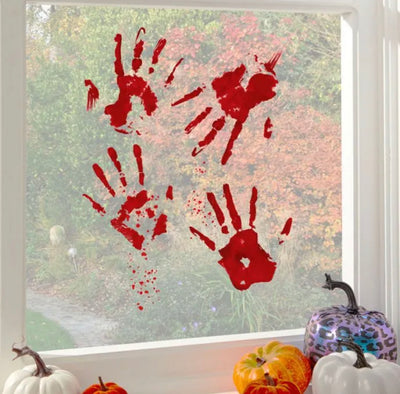 Bloody Hand Window Stickers