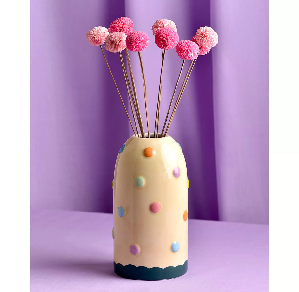 Bobble Multi Coloured Vase