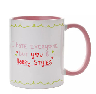 I Hate Everyone Pink Harry Styles Mug