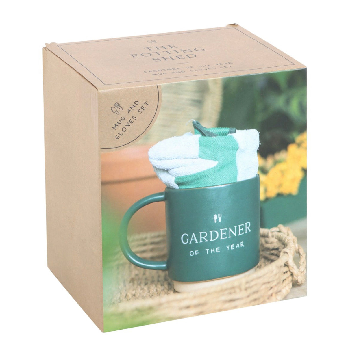 Gardener Of The Year Mug & Glove Set