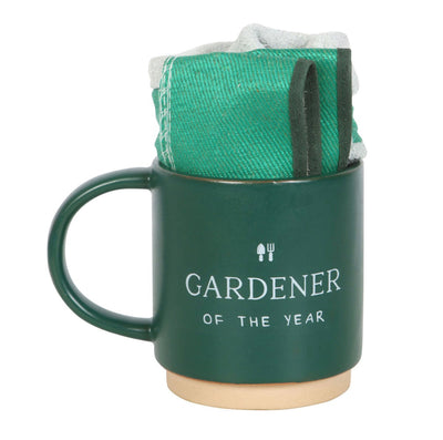 Gardener Of The Year Mug & Glove Set