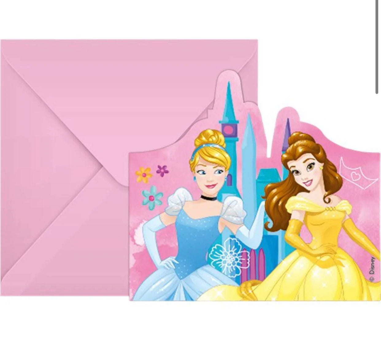 Disney Princess Live Your Story Invitations (6pk)