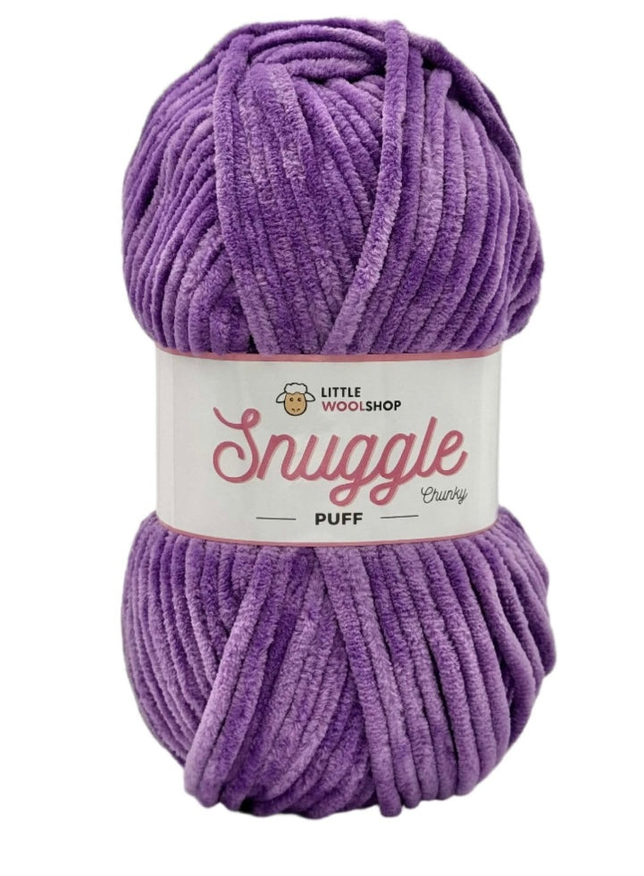 LittleWoolShop Snuggle Puff Chenille Chunky - Lavender Sorbet ...