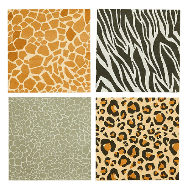 Safari Animal Print Napkins (16)