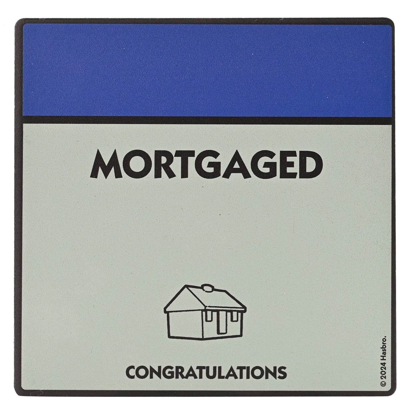 Monopoly Mortgaged Square Coaster