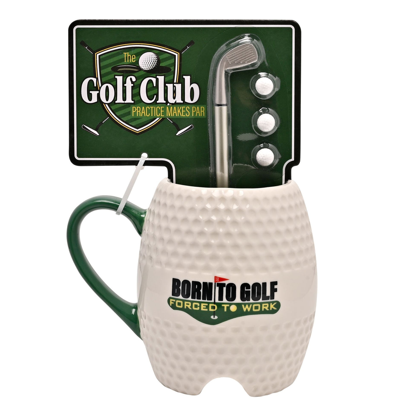 Born to Golf Mug With Putter Set