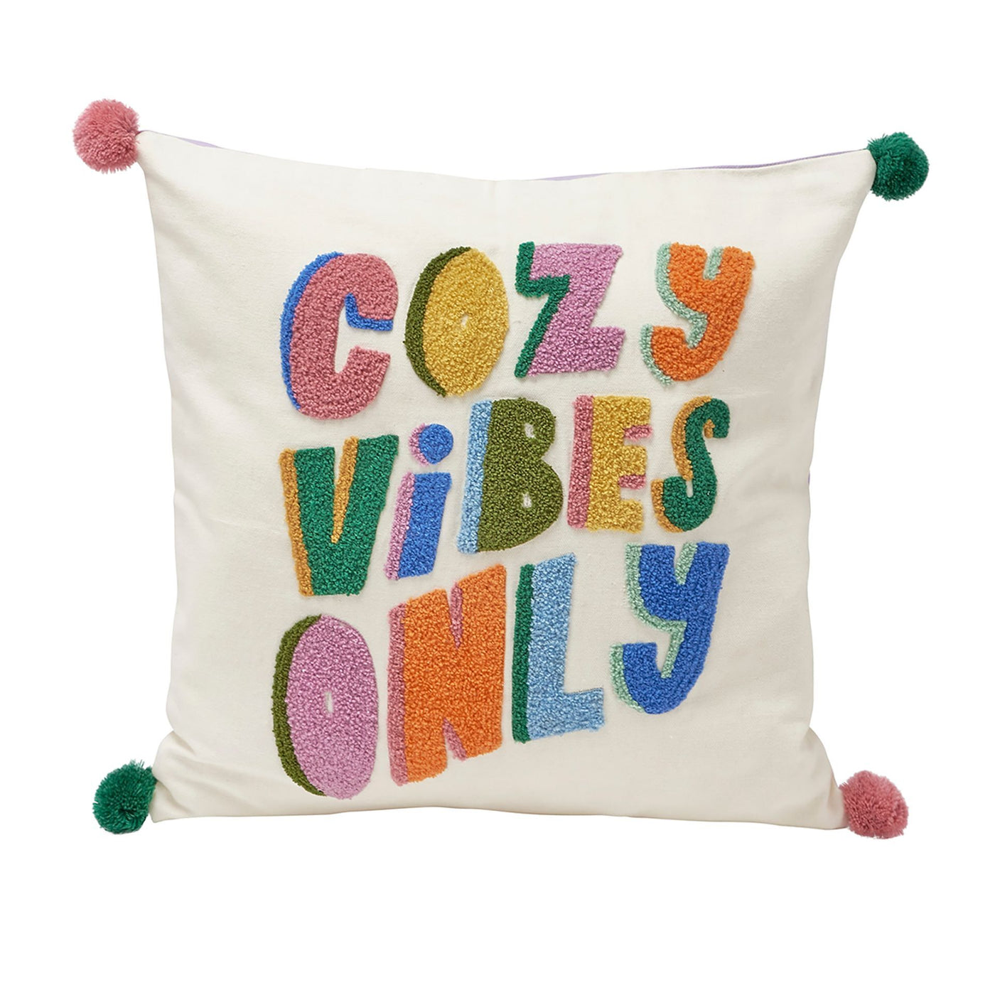 Cozy Vibes Only Tufted Cushion