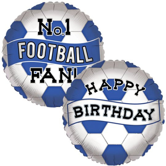 No.1 Football Fan Birthday Balloon