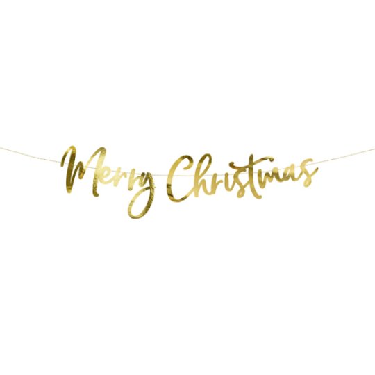 Merry Christmas Paper Banner