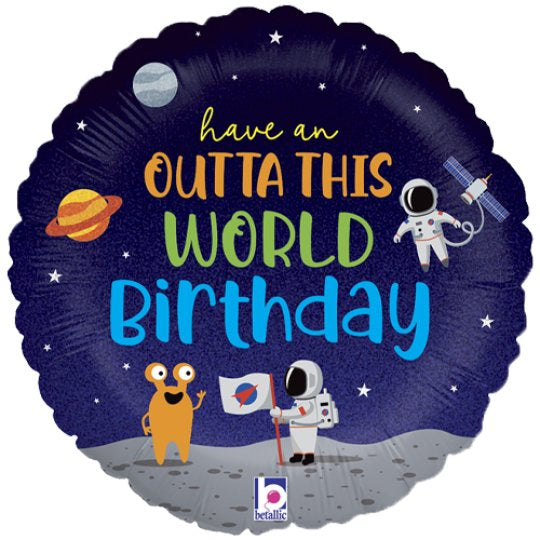 Outta This World Birthday Balloon