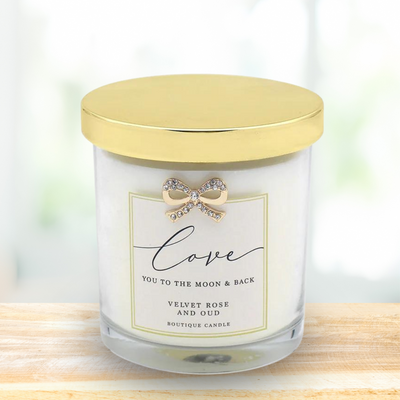 Love You Flower Scented Candle
