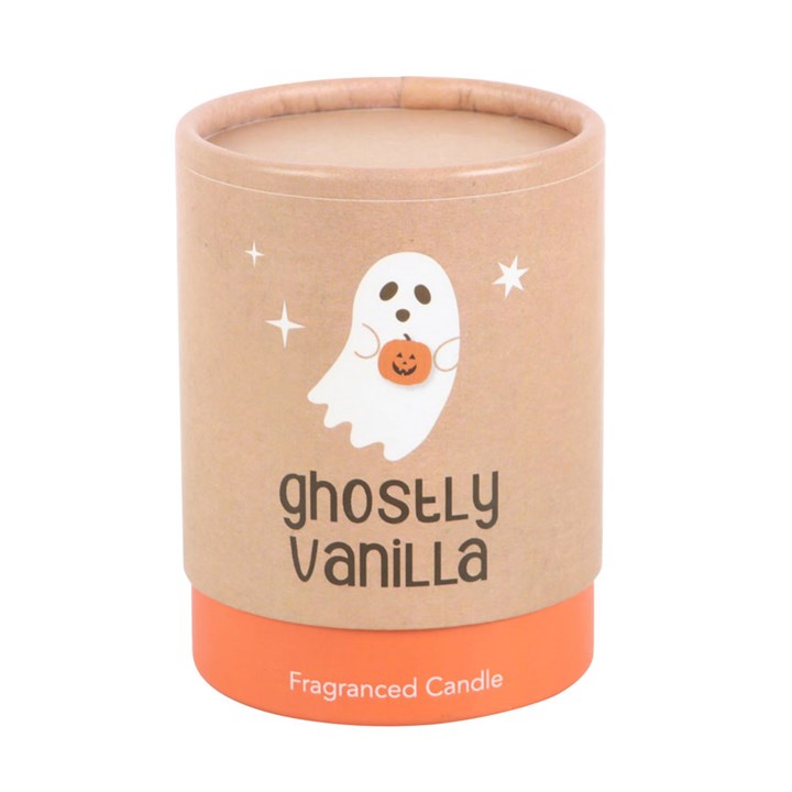 Peekaboo Ghostly Vanilla Fragranced Glass Candle