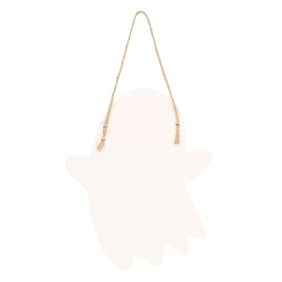 Ghost Shaped Hanging Sign - 20cm