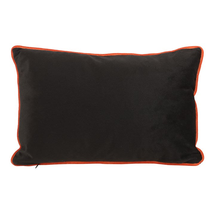 Rectangular Haunted House Pumpkin Cushion