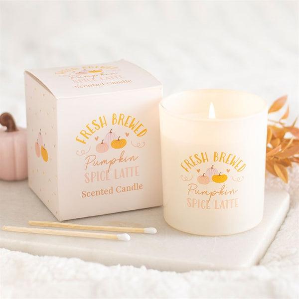 FRESH BREWED PUMPKIN SPICE LATTE CANDLE