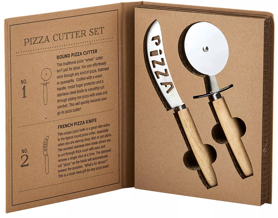 Santa Barbara Pizza Cutter Gift Set