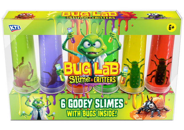 300g 6pc Insect Slime Tubes In Acetate Box