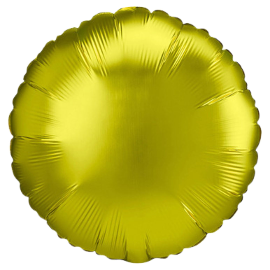 Lemon Silk Round Balloon