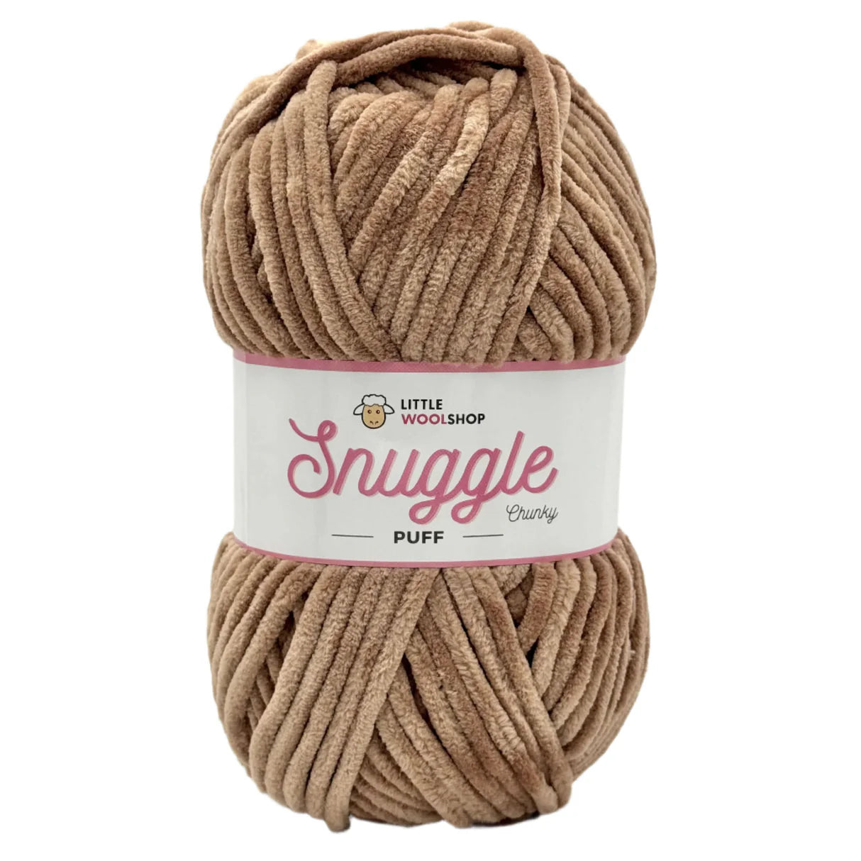 LittleWoolShop Snuggle Puff Chenille Chunky 100g - Walnut Whip ...