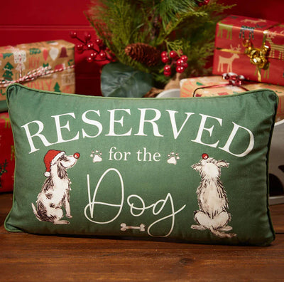 Christmas Reserved for the Dog Cushion